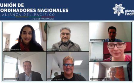 Coordinadores Nacionales se reúnen virtualmente en el marco de la 40.ª Ronda de Grupos Técnicos y Comités de la Alianza del Pacífico