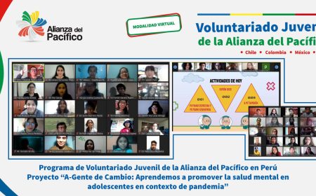 Voluntariado Juvenil de la Alianza del Pacífico en Perú – Proyecto “A-Gente de Cambio: Aprendemos a promover la salud mental en adolescentes en contexto de pandemia”