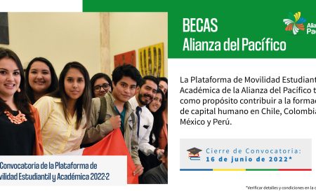 XIII Convocatoria de la Plataforma de Movilidad Estudiantil y Académica de la Alianza del Pacífico 2022-2