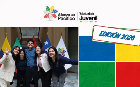 Inicia la convocatoria para el Programa de Voluntariado Juvenil de la Alianza del Pacífico 2026