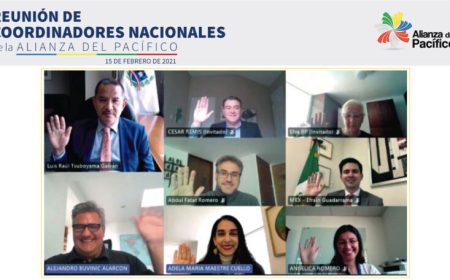 Coordinadores Nacionales de la Alianza del Pacífico se reúnen en formato virtual