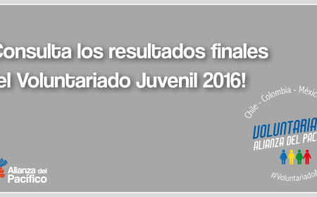 Proyecto de Voluntariado Juvenil de la Alianza del Pacífico 2016:  Candidatos seleccionados por país