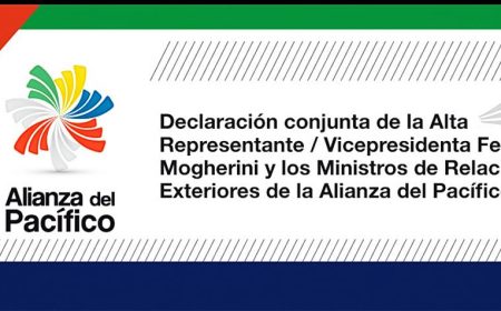 Declaración conjunta de la Alta Representante / Vicepresidenta Federica Mogherini y los Ministros de Relaciones Exteriores de la Alianza del Pacífico
