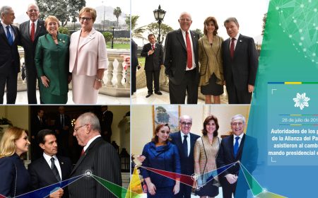 Autoridades de los países de la Alianza del Pacífico asistieron al cambio de mando presidencial en Perú